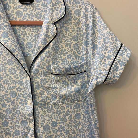 Kate Spade White Floral Top Pajama Women Size M - Picture 3 of 8